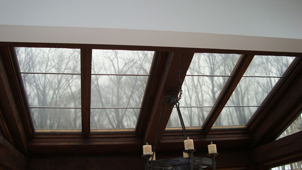Low-e Shades work for skylights too 